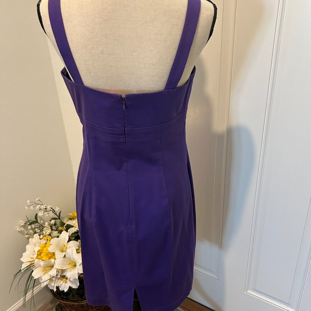 Calvin Klein Dress Size 8 Purple - Picture 4 of 9